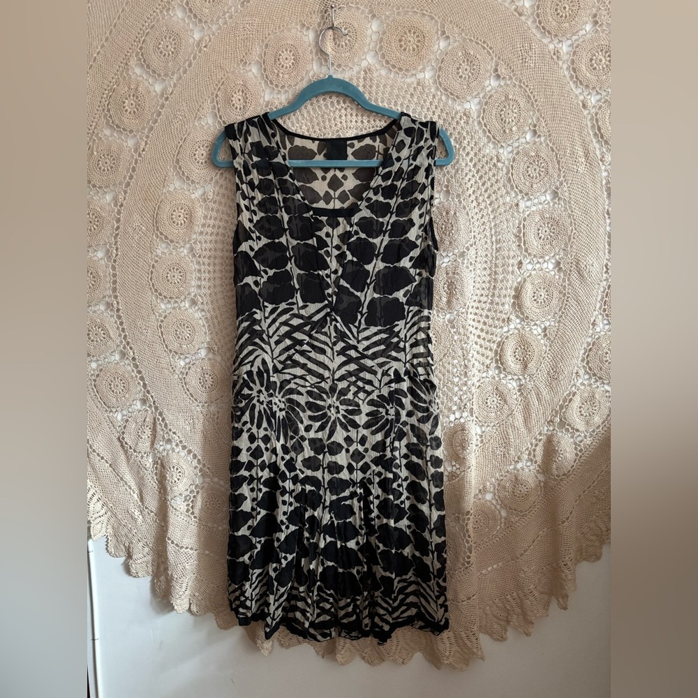 Anna sui chiffon 1920s style dress. Size US 6.